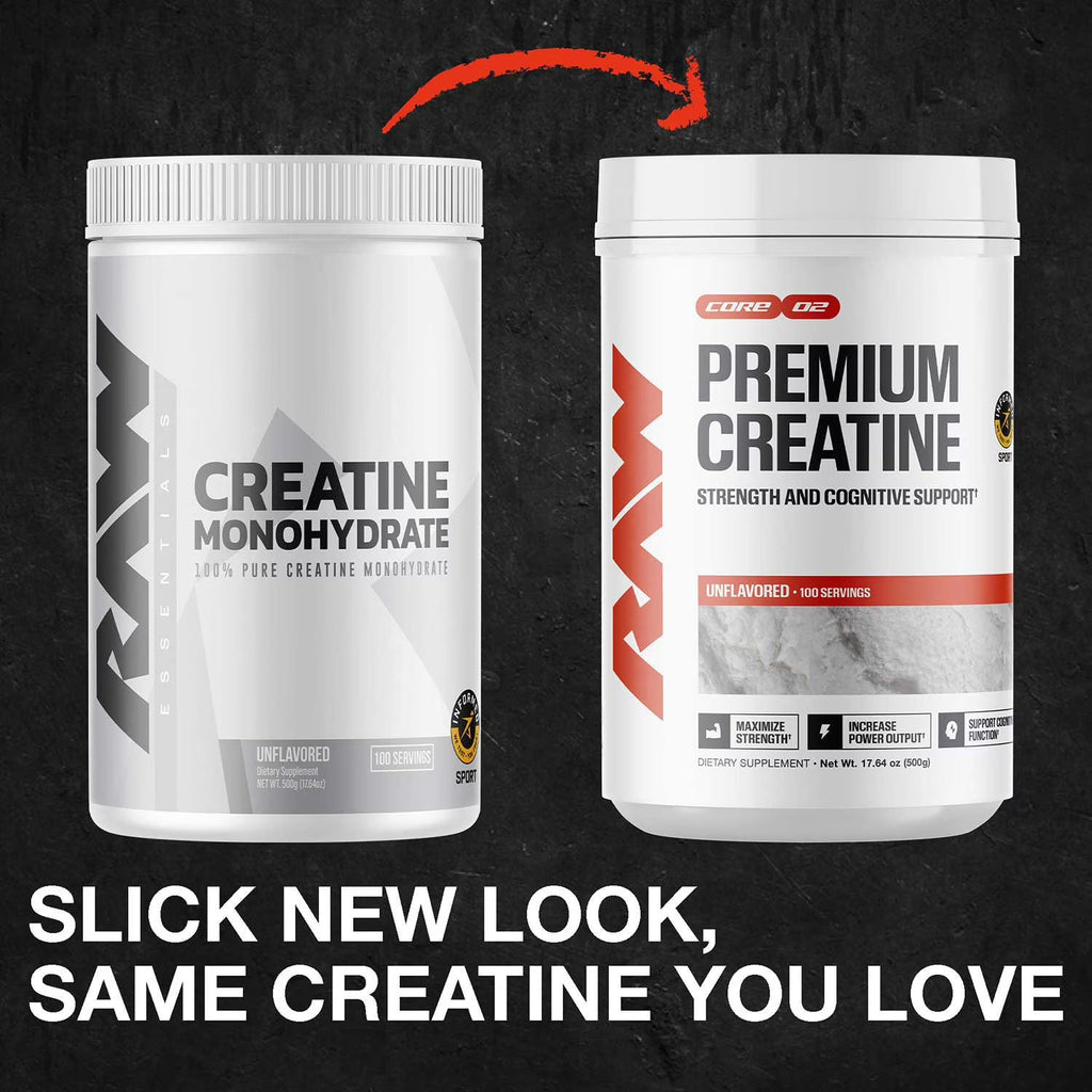 Raw Creatine Monohydrate 100 Servings