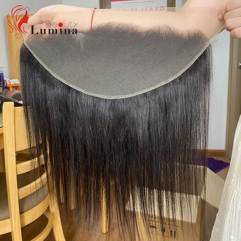 13x6 HD lace Frontal Only Invisible HD Transparent Lace Melt Skins 13x6 Straight Lace Frontal Only Human Hair Remy Pre Plucked
