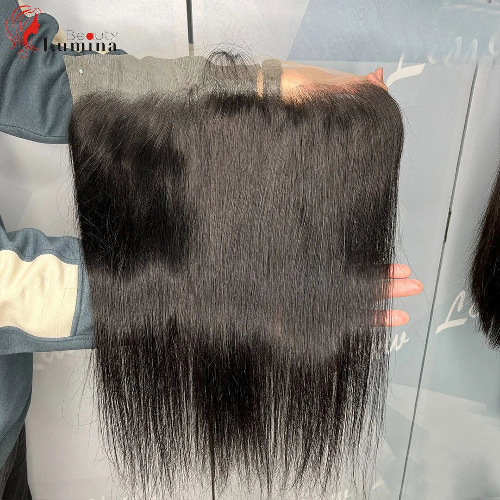 13x6 HD lace Frontal Only Invisible HD Transparent Lace Melt Skins 13x6 Straight Lace Frontal Only Human Hair Remy Pre Plucked