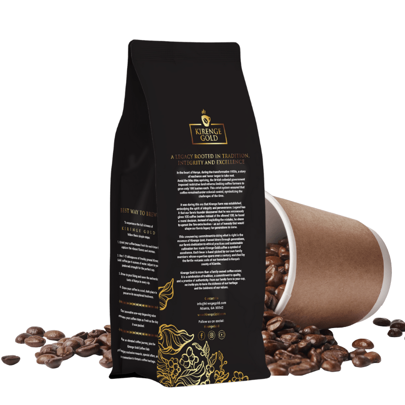 Kenyan Arabica Coffee Beans - Dark Roast
