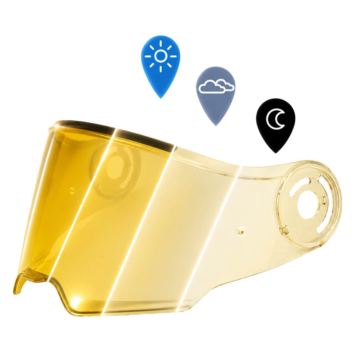 C6 Shield Outer- Photochromic Gold