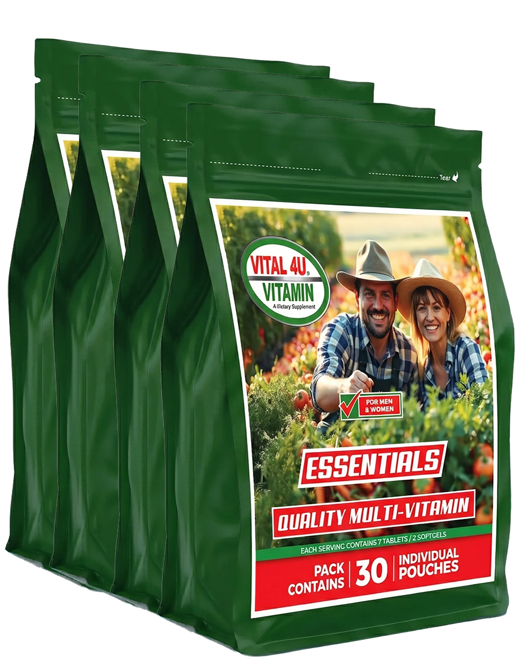 Vital 4U Essential 30 Day Multivitamin