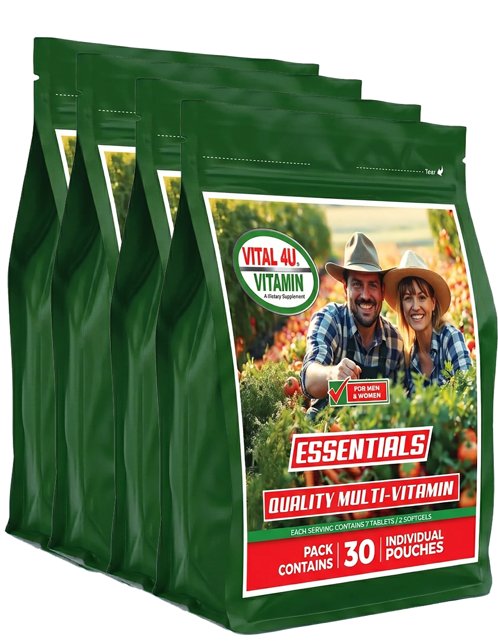Vital 4U Essential 30 Day Multivitamin