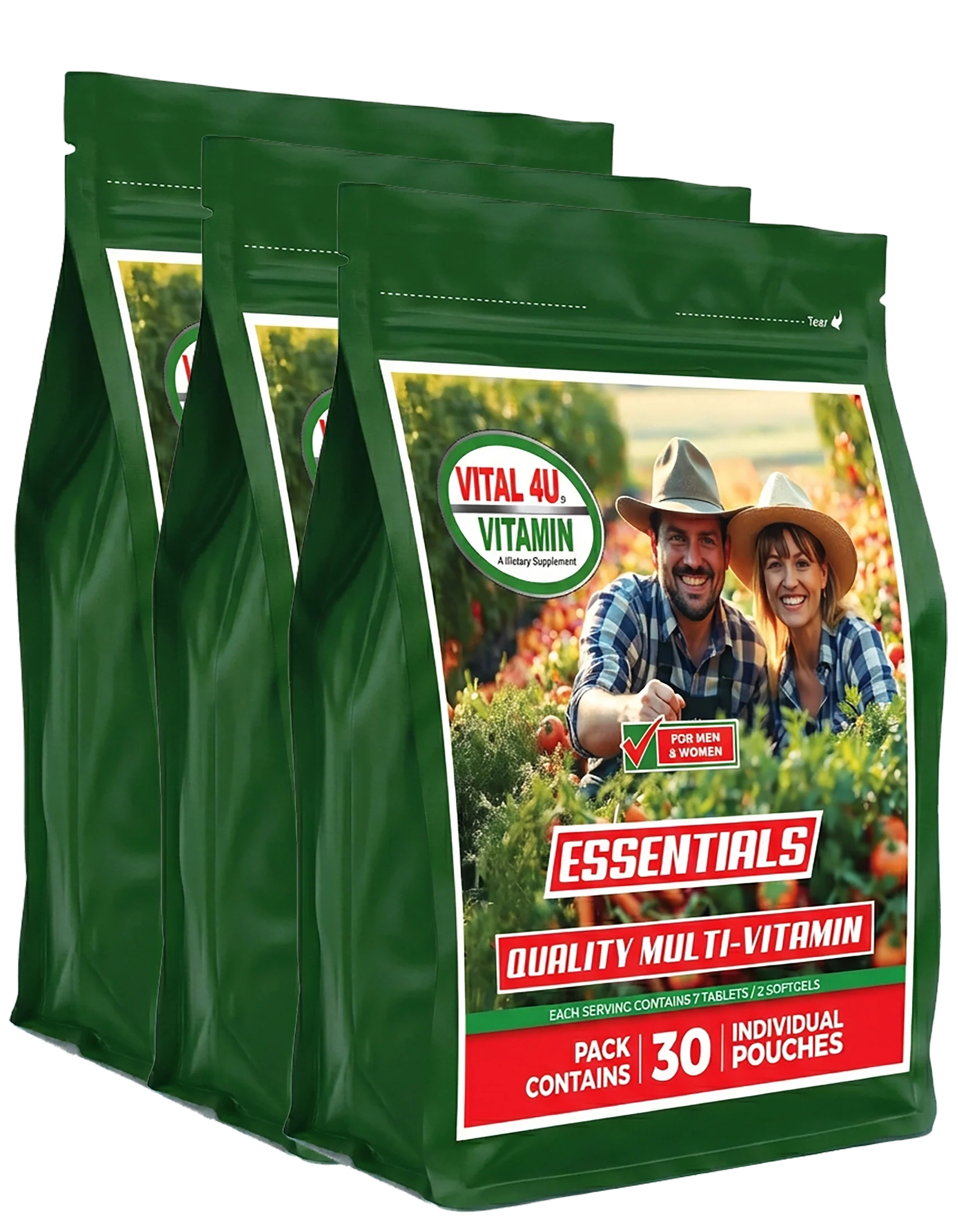 Vital 4U Essential 30 Day Multivitamin