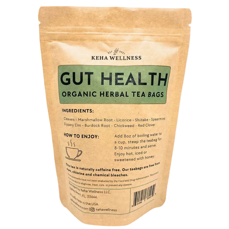 Soothing Gut Tea Bags — Slippery Elm & Marshmallow | Organic Herbal Tea