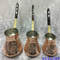 Coffee Pot Inlaid Aegean Sea Shell Copper Coffee Pot coffee maker  cafe  turkish  coffee pot  espresso  turkish coffee pot