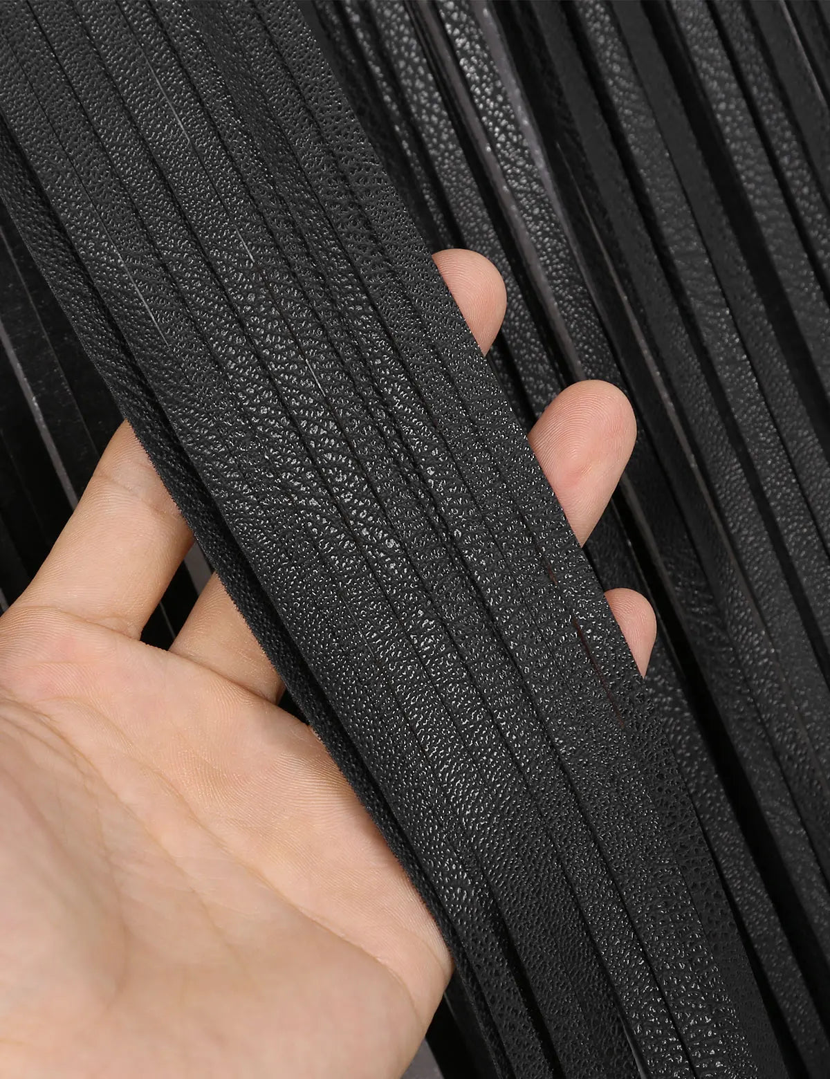 Women Punk Goth Skirt Belt Sexy Long Fringe Tassel Underskirts Adjustable Double Buckles PU Leather Waistband Skirt Rave Costume