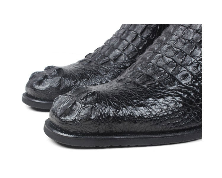 Maurice El Paso Hornback Alligator Boot Black