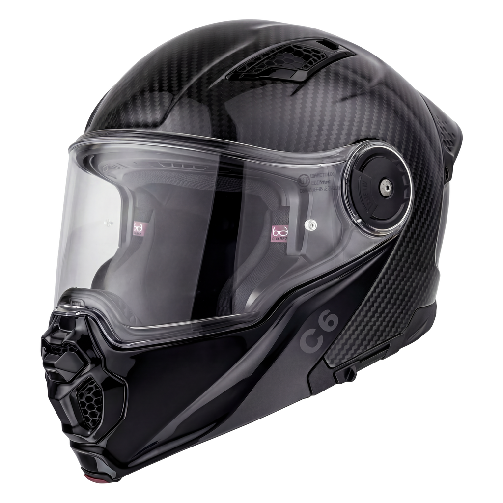 D.O.T. & ECE Daytona C6- Grey Carbon Fiber