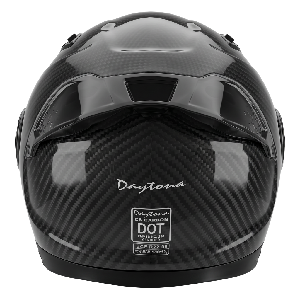 D.O.T. & ECE Daytona C6 PRO- Grey Carbon Fiber