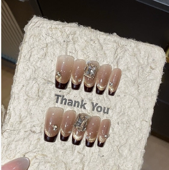 1033- Handmade press on nails fake nails removable