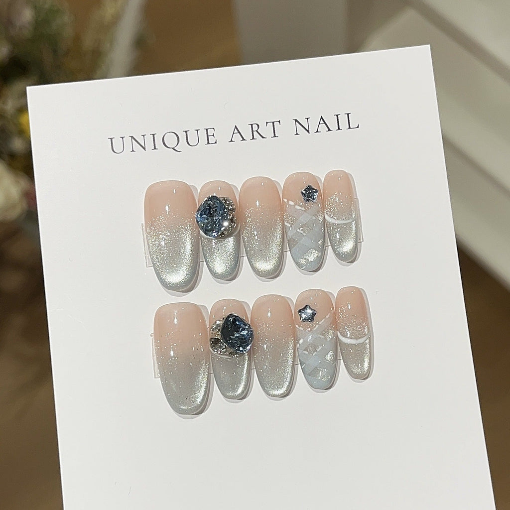0964- Handmade press on nails fake nails removable