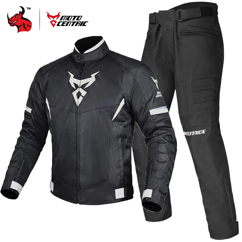 Motorcycle Jacket Protective Clothing Road Commuter Sports Off-Road Riding Clothing Reflective Breathable Durable Anti-Falling