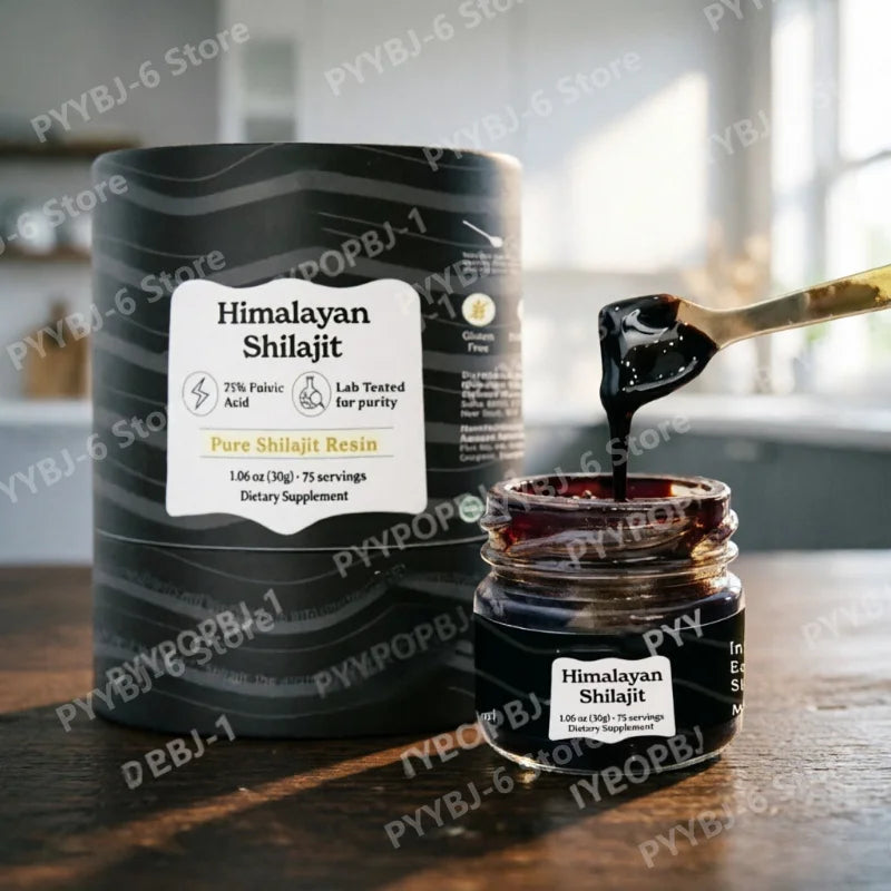 30g Himalayan Shilajit Resin Pure Natural Mineral Supplement Fulvic Acid Resin Paste Lab Tested Energy & Vitality Support