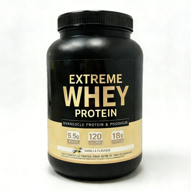 Whey Protein Powder White Muscle Growth Exercise Health Product Suitable for Gym Exercise Recovery Milkshake Vanilla Flavor