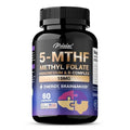 5-MTHF Methylfolate Supplement - for Brain, Heart Health, Enhances Memory, Focus and Clarity, Boosts Cognitive Function