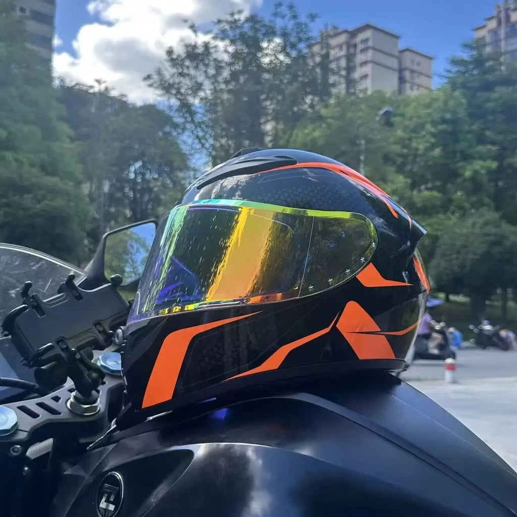 Adult Helmets For Motorcycle Full Face Helmet HD Visors Capacete De Moto Capacetes DOT Approved