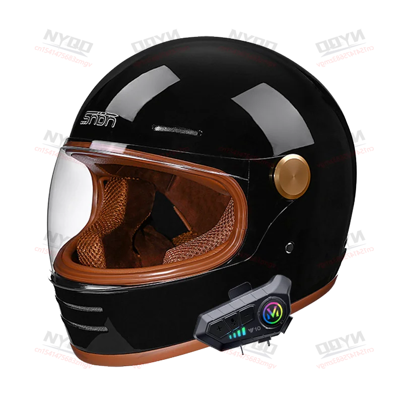 Retro Full-Face Motorcycle Helmet Off-Road Capabilities Durable Materials Enhanced Safety DOT Certified Helmet Motorcycle