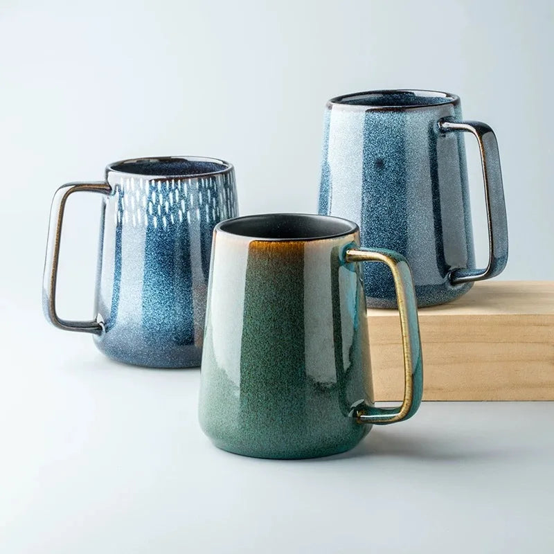 24OZ/700ml Extra - Large Ceramic Coffee Mugs with Handle: Ideal Jumbo Tea & Water Cup for Office & Home, Perfect Gift Choice