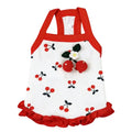 pet Vest Cat Clothing Cute Dog Clothing for Small Dog Cherry Dog Vest Summer Breathable Vest Breathable Soft Pet Clothes