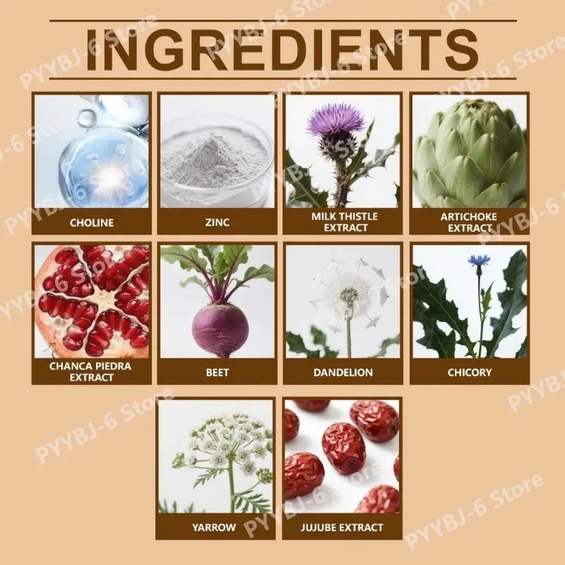 Digestive Wellness Formula Capsules Milk Thistle Artichoke Zinc Supports Gut Health Dietary Supplement for Adults 60 Capsule
