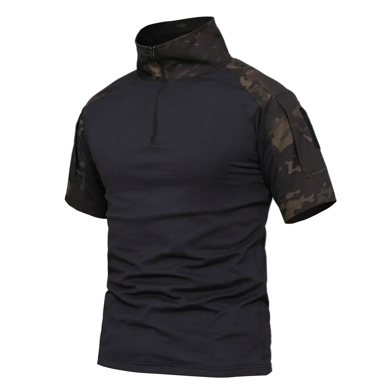 Tactical T-Shirts Men Sport Outdoor Tee Quick Dry Short Sleeve Shirt Hiking Hunting Combat Men Clothing Breathable