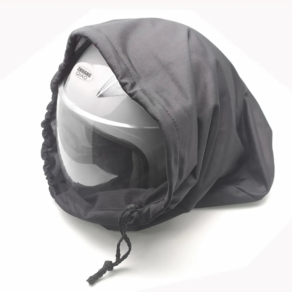 Helmet Bag Plush Soft Drawstring Pocket for Motorcycle Scooter Moped Bike Full Half Helmet Lid Protect Bag
