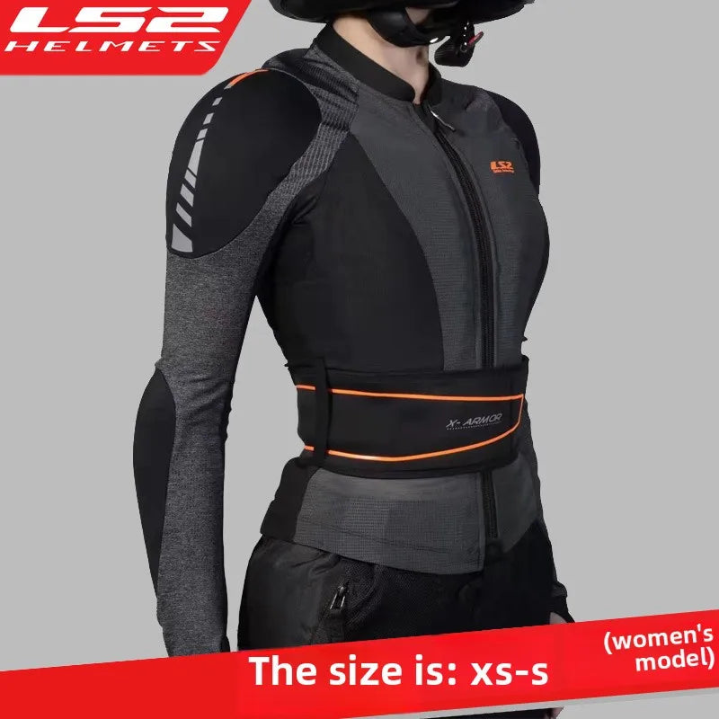 OriginalLS2 Motorcycle Jacket X-Armor Motocross Riding Clothing Summer Breathable Motorbike Jacket Men Women Moto Racing Jacket