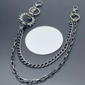 Hip Hop Pant Chain Waist Jeans accessories Metal Rock Motorcycle clothing