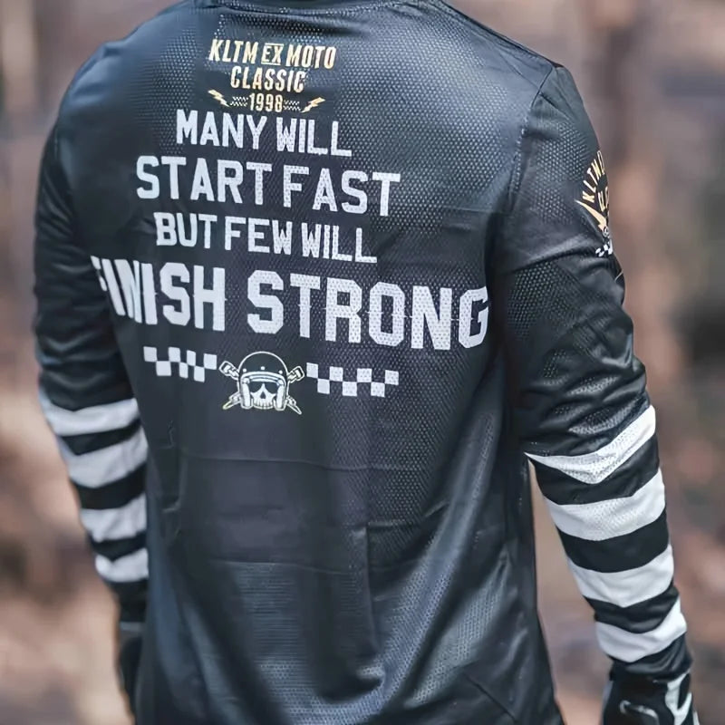 2026 MOTORCYCLE JERSEY WICKING LONG SLEEVED SWEAT ABSORBING MOTORCYCLE CLOTHING CYCLING SHIRT FOR BIKING RIDING SPORTS