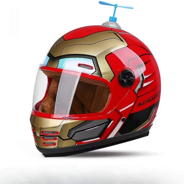 Kdis Spider Motorcycle Helmet Full Face Long Visor Racing Off-Road Helmet childrens Cascos Para Moto Capacete DOT Casco Moto