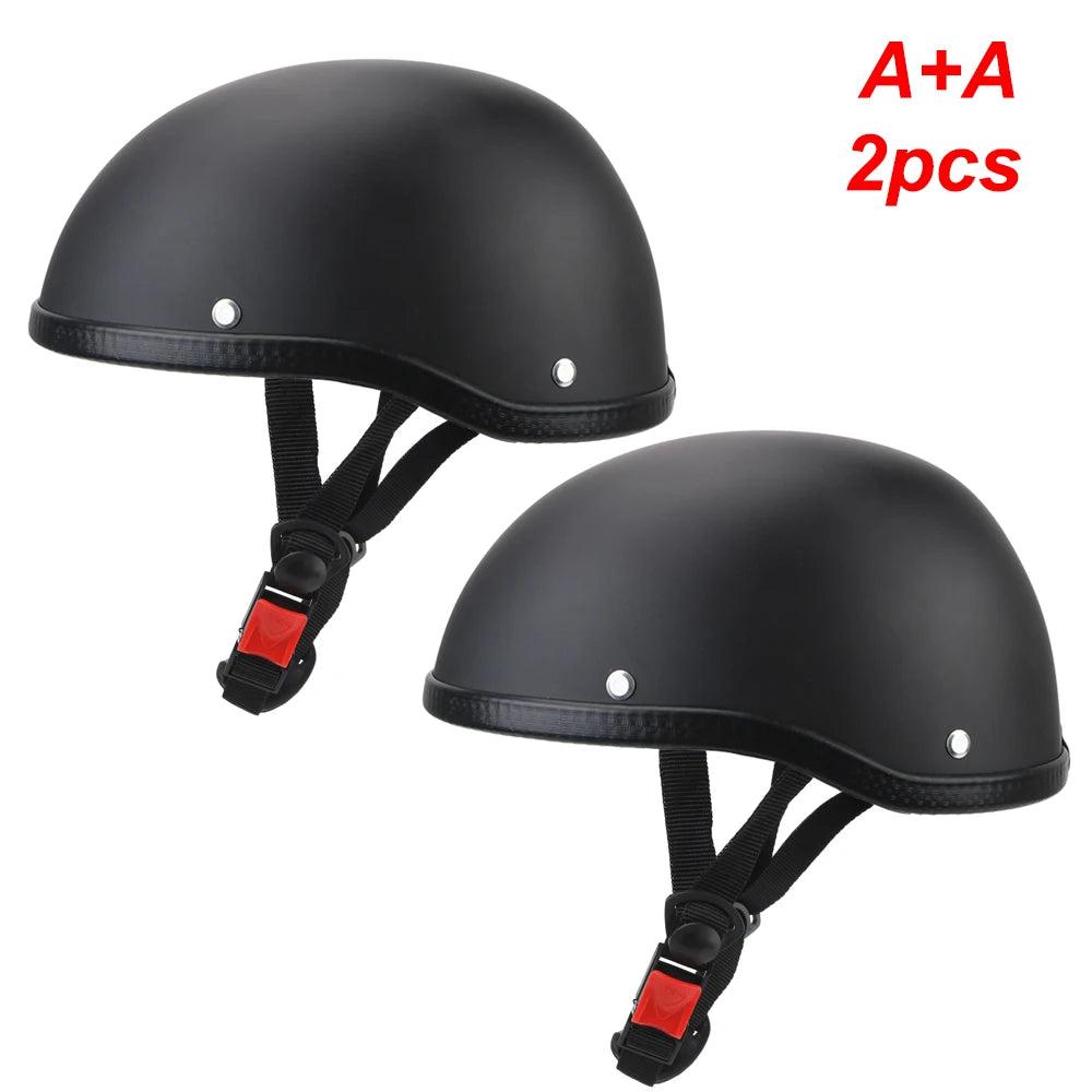 Motorcycle Helmet MTB Bike Unisex Cycling Safety Protector Half Face Type Retro Vintage Ultralight Fashion Motorbike Accessories