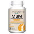 MSM 1000 Mg - 120 Veggie Capsules - Methylsulfonylmethane - Dietary Supplement Antioxidant, Supports & Strengthens Joints