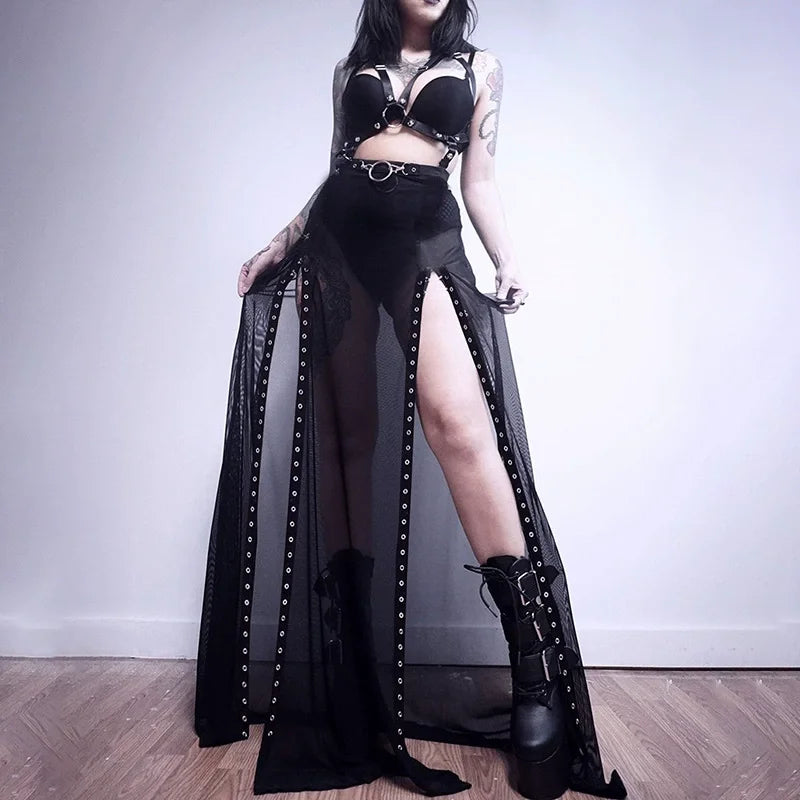Punk Faux Leather Cropped Jacket Women Spring 2024 Streetwear Sexy Slim Fit Rivet PU Blouse Top