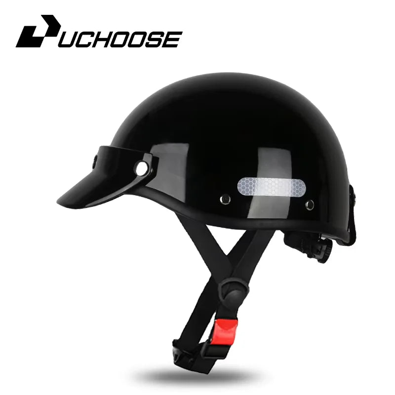 Vintage Helmet Motorcycle Helmet Cruiser half helmet Men Women Adult Child All seasons summertime Simple and nice