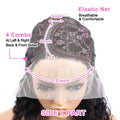 Short Curly Bob Wig Human Hair 13x4 HD Deep Wave Lace Frontal Wigs Short Bob Wigs Pre Plucked Wet And Wavy 6x4 Glueless Lace Wig