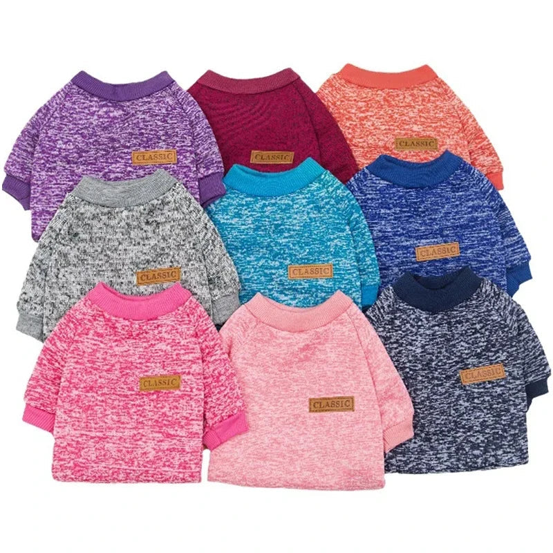 Cat Clothes For Medium Small Dogs Pet Coat Sweatshirt XS-2XL