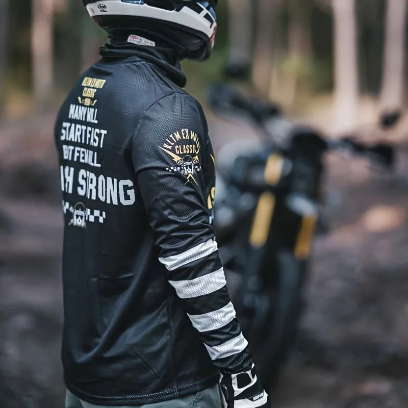 2026 MOTORCYCLE JERSEY WICKING LONG SLEEVED SWEAT ABSORBING MOTORCYCLE CLOTHING CYCLING SHIRT FOR BIKING RIDING SPORTS