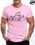 Motorcycle Racing Leisure T Shirt Men Clothing Short Sleeve Casual Top Tees Biker Motorcyclist Print Men Women T-Shirt Clothing