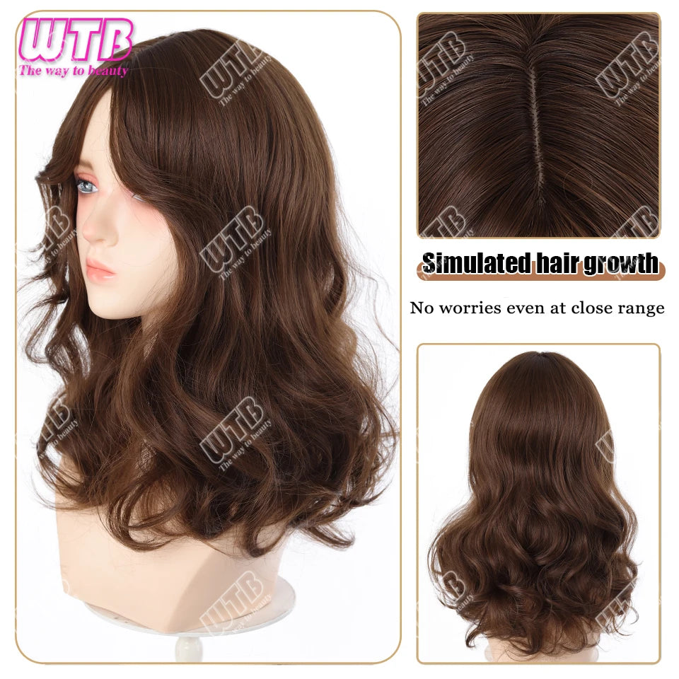 Synthetic Short Wavy Wigs for Women Black Bob Wigs for Black Women Short Bob Curly Wavy Hair Wigs Synthetic Curly Hair