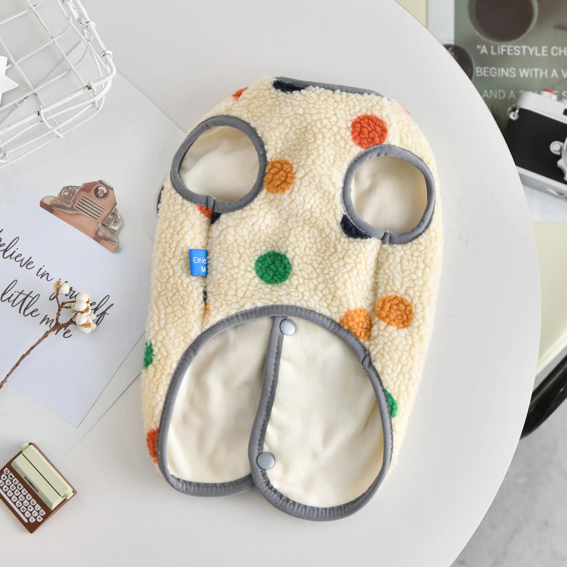 Pet Clothing for Autumn Winter Lamb Wool Vest for Warmth Small Medium-sized Dog Schnauzer Teddy Coat Puppy Clothes