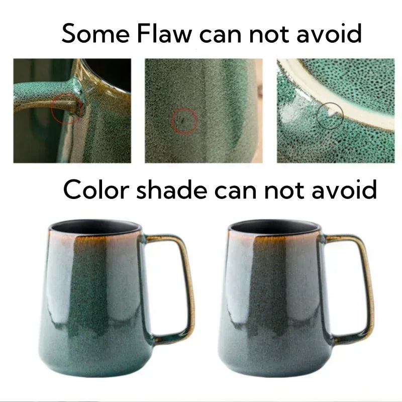 24OZ/700ml Extra - Large Ceramic Coffee Mugs with Handle: Ideal Jumbo Tea & Water Cup for Office & Home, Perfect Gift Choice