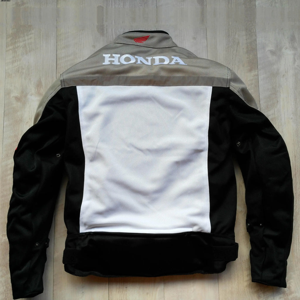 Honda Motorcycle Jacket with CE Body Armor F1 Racing Motorbike Jacket Men Women Riding Wear-resistant Moto Clothing Four Seasons