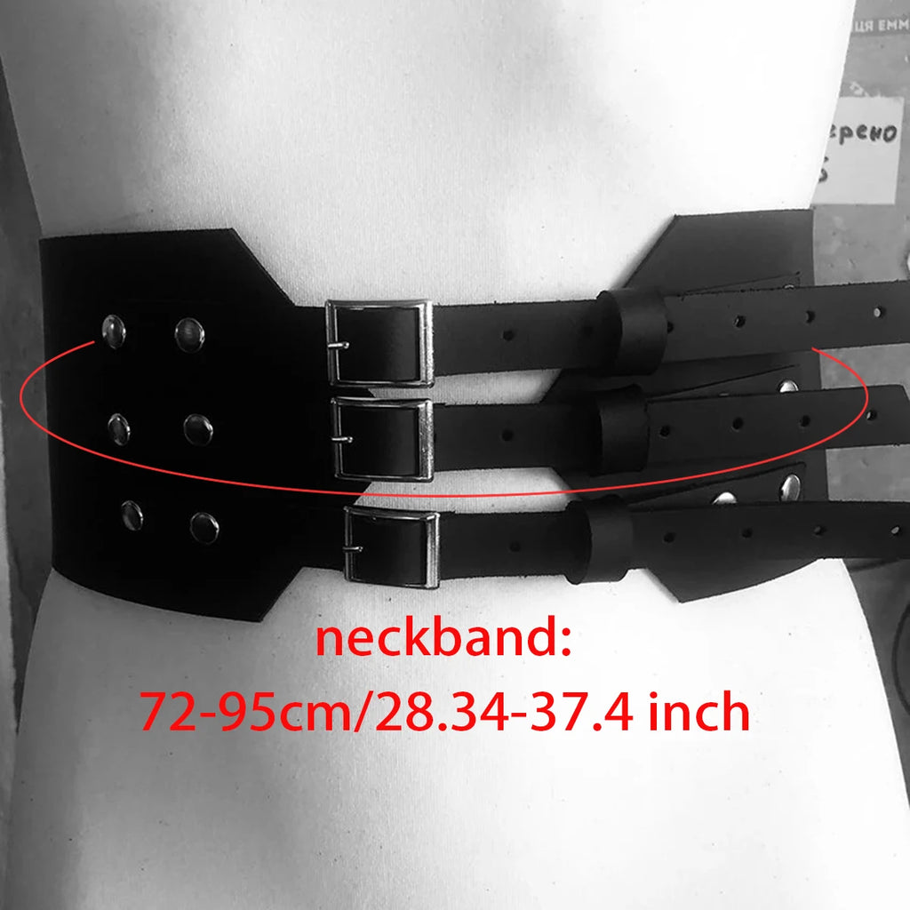 Women Fashion Belt Street Style Belt Corset Harness Decorative Leather Harness Waist Belt Punk Clothing Accessories