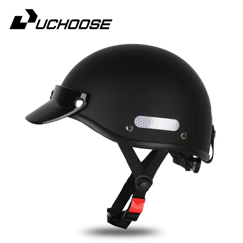 Vintage Helmet Motorcycle Helmet Cruiser half helmet Men Women Adult Child All seasons summertime Simple and nice