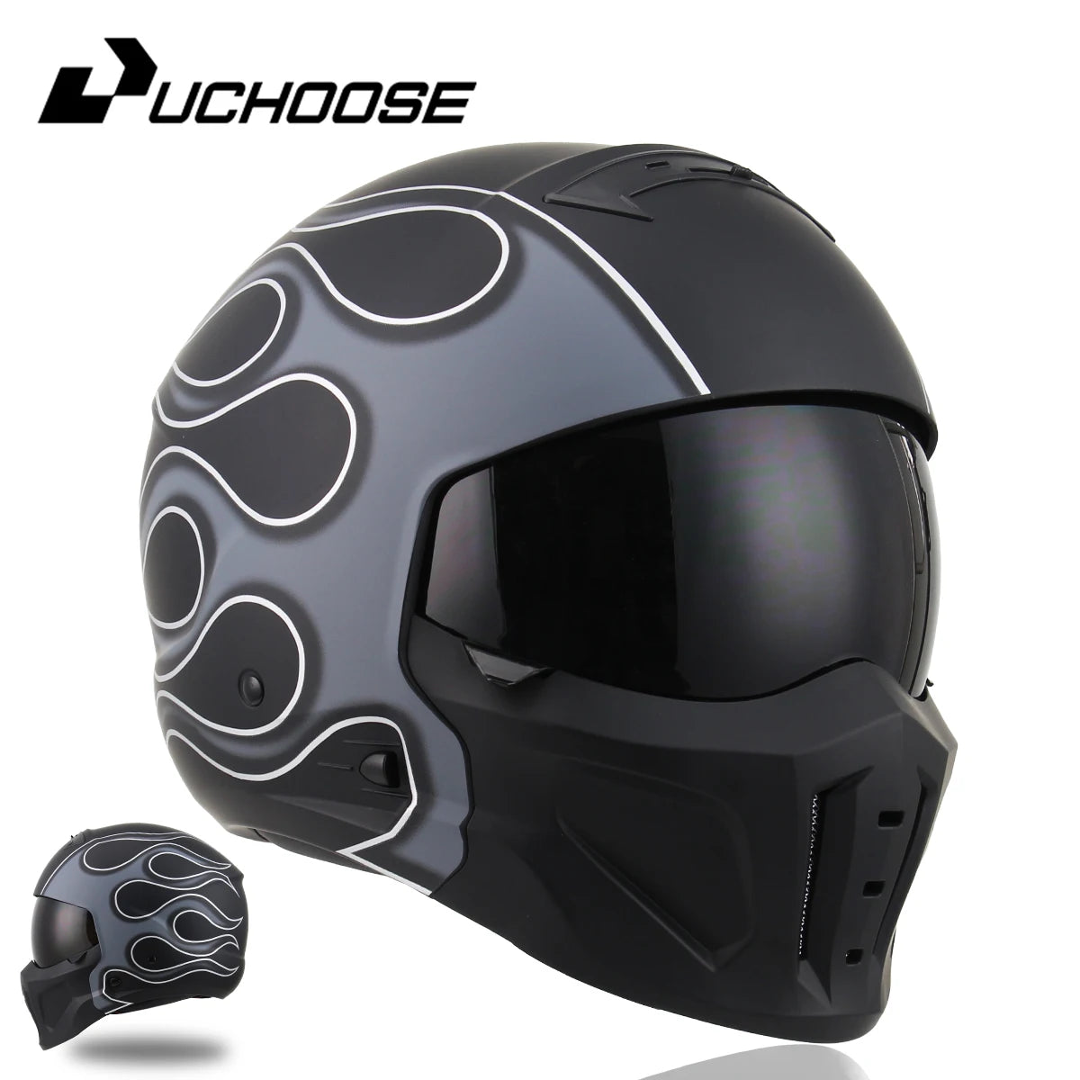 2026 New Scorpion Helmet Retro Motorcycle Cascos Moto Locomotive Personality Multi-purpose Combination Helmet Half Helmet