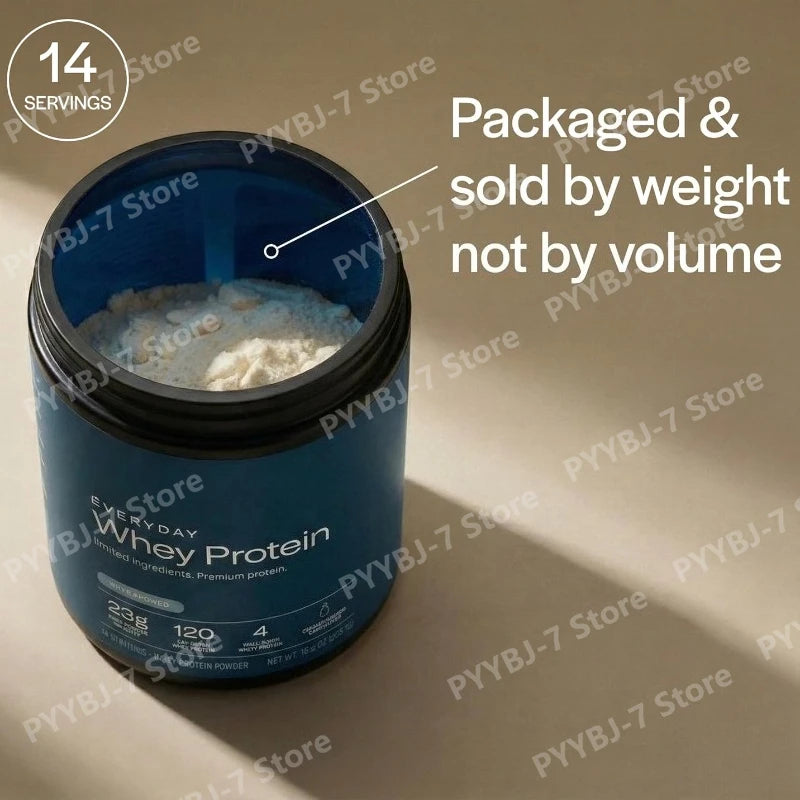 Whey Protein Powder Unflavored Muscle Recovery Joint Health Skin Hydration Grass-Fed Collagen Daily Nutrition Support