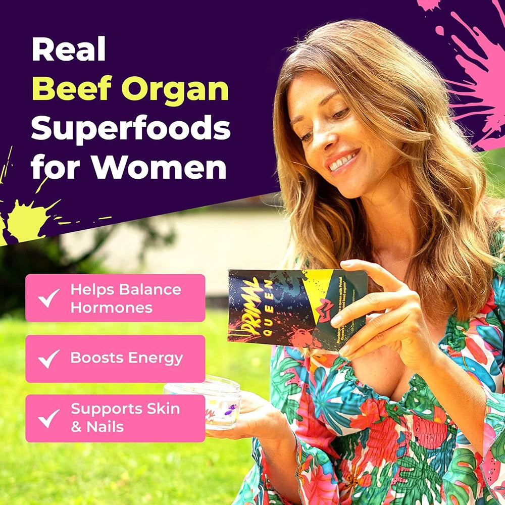 Supplement for Women - Supports Hormone Balance, Energy & Wellness - Liver, Heart, Kidney, Bone Marrow - Female Support Blend