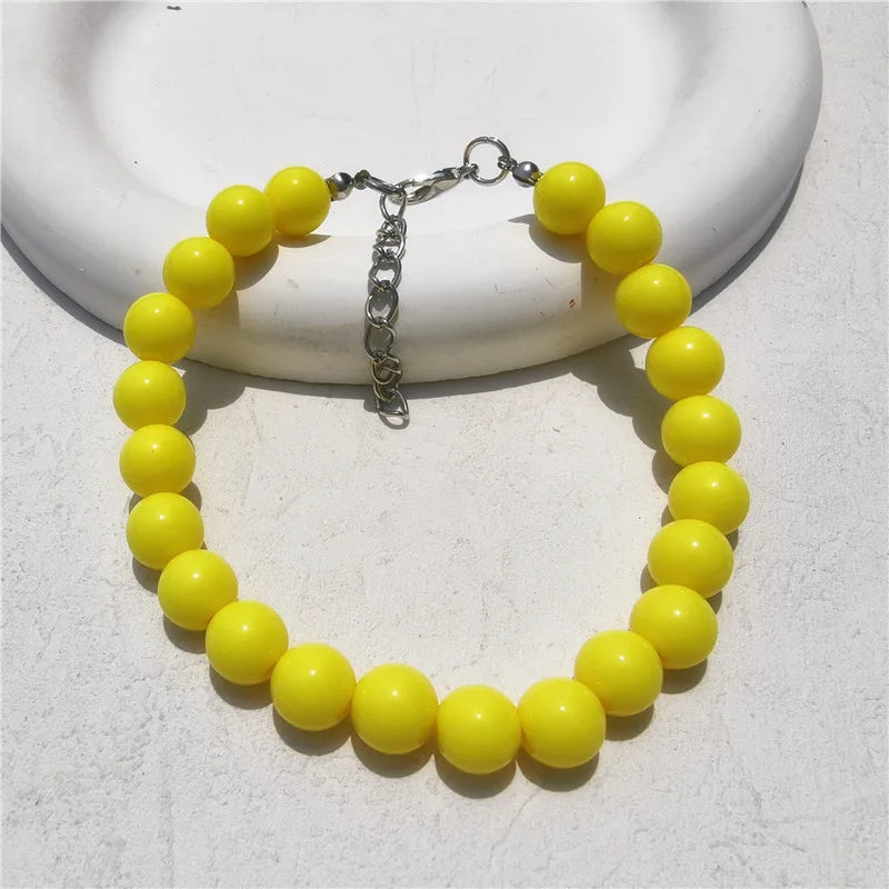 Fashion Dog Necklace Cat Collar DIY Pet Pearl Collar Jewelry Puppy Accessories Dog Neck Chain Chihuahua Pet Grooming Supplies
