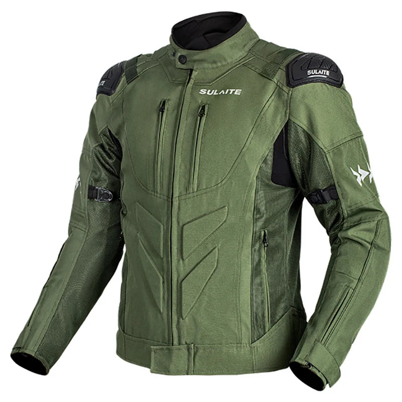 Summer Breathable Motorcycle Jacket Road Racing Clothing  Motorcycle Equipment Built-in Chest Protection New